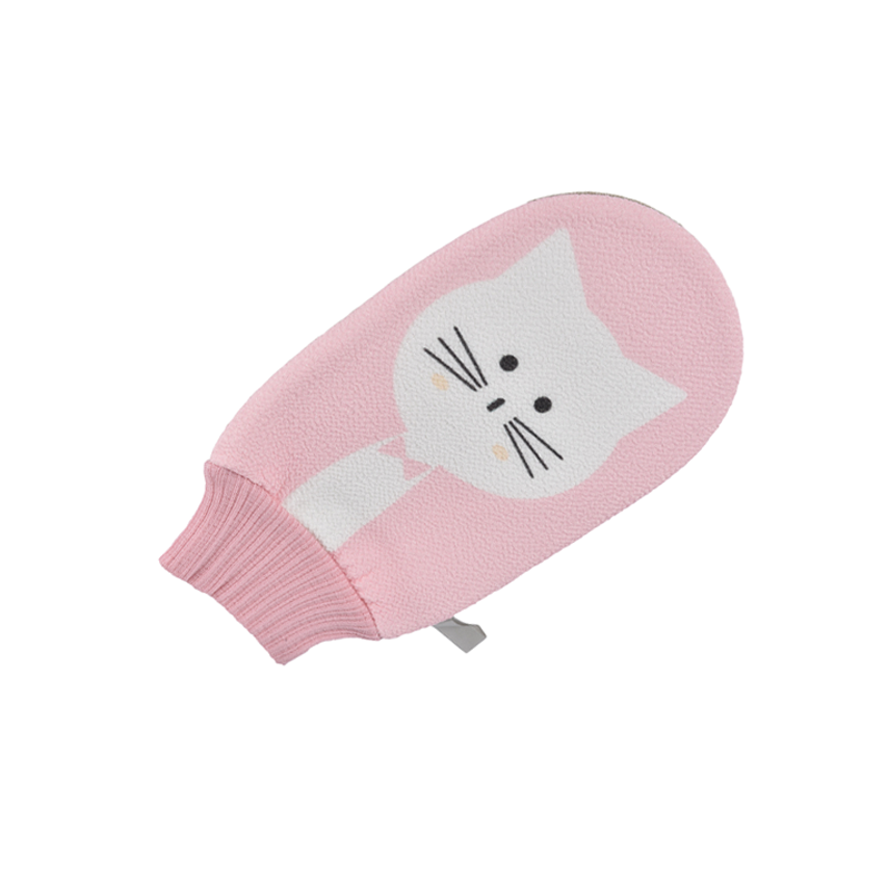 Мочалка-варежка для тела Accessories Кот 23х14 см 1 шт