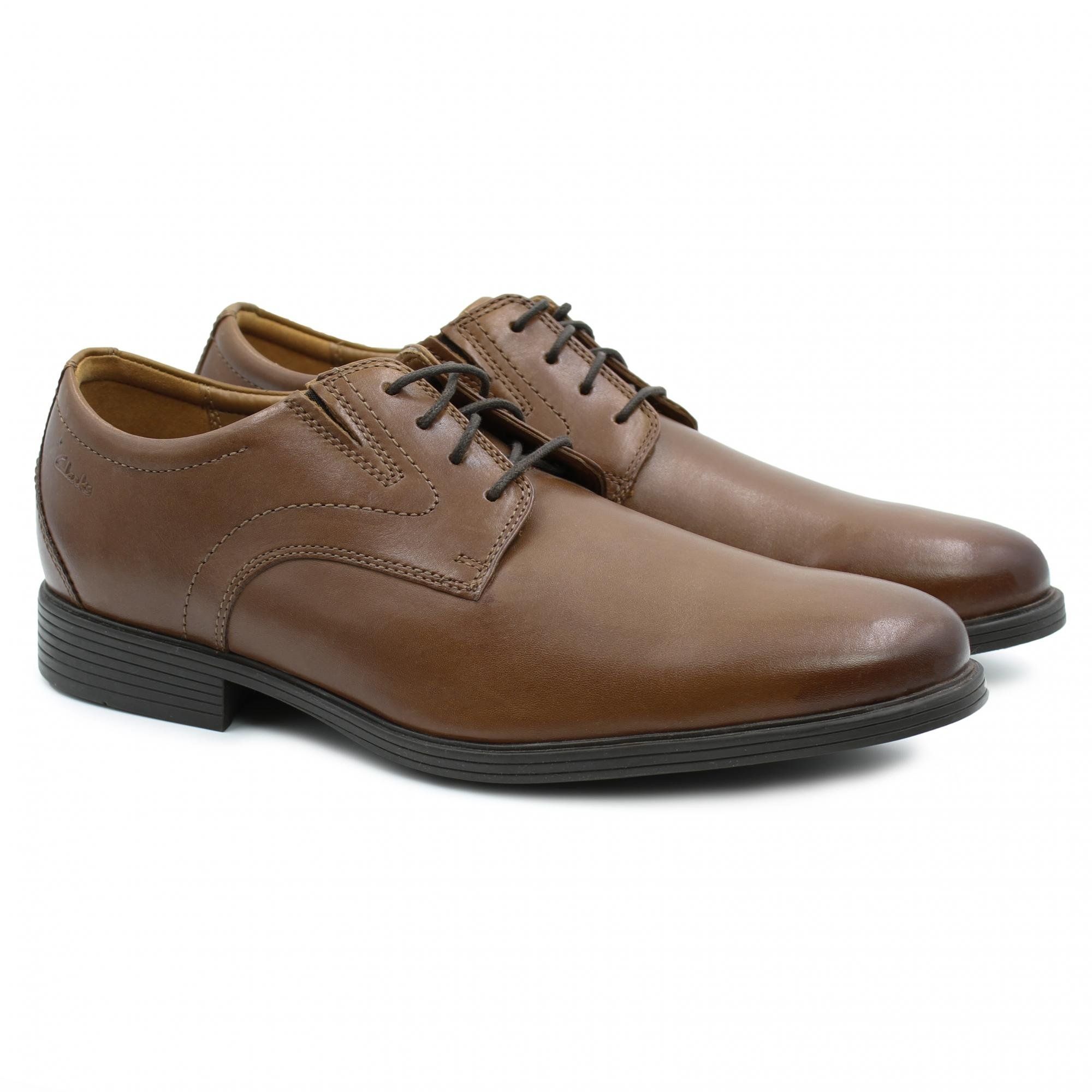 

Полуботинки мужские Clarks Whiddon Plain 26152919 коричневые 44 EU, Whiddon Plain 26152919