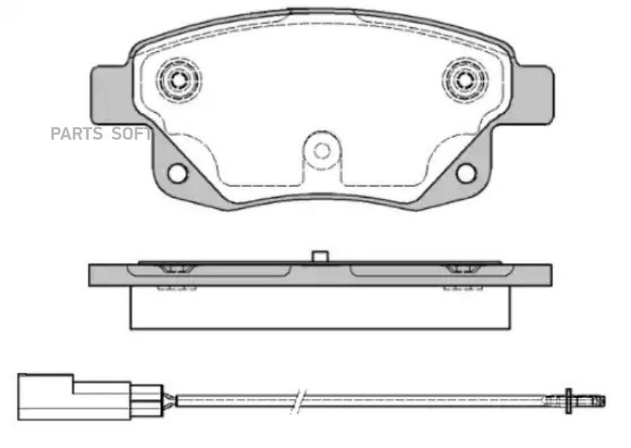 

Колодки дисковые задние \ Ford Transit/Tourneo Connect 2.2-3.2i/TDCi 06> 1252 01