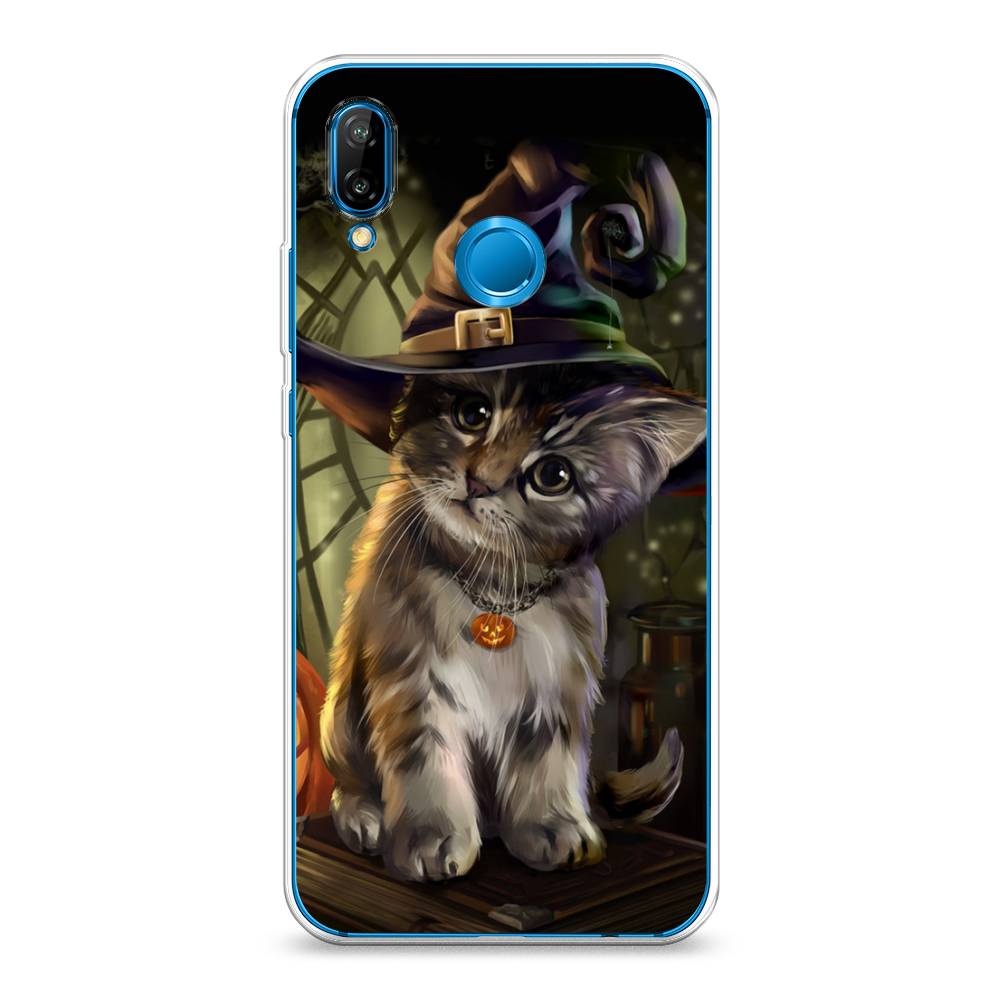 

Чехол Awog на Huawei Nova 3E "Кот для Хэллоуин", Зеленый;серый, 65650-2