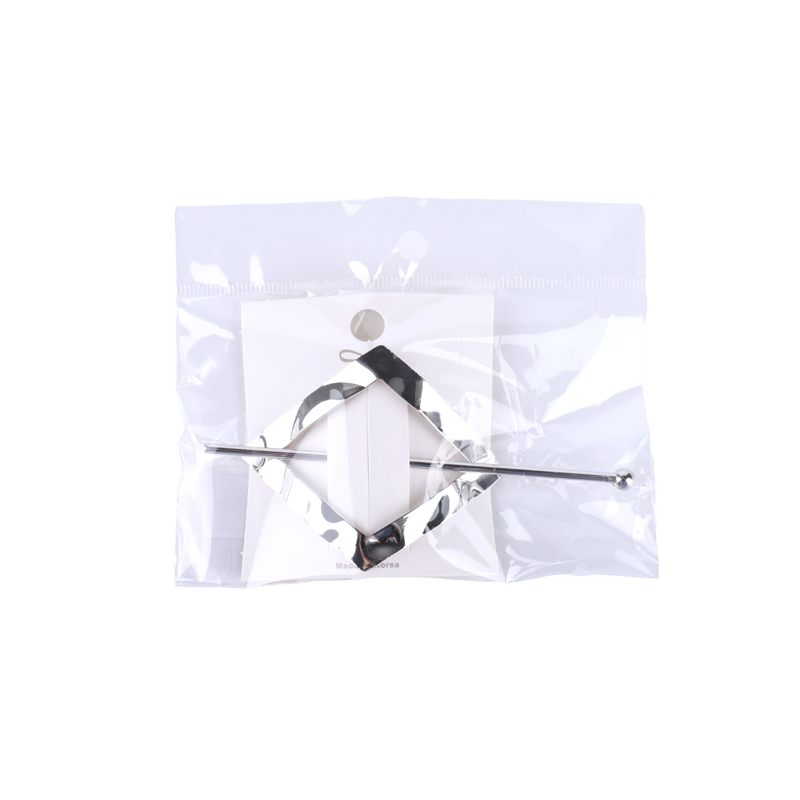 

Заколка для волос Accessories 10*5 см 1 шт, Серебристый