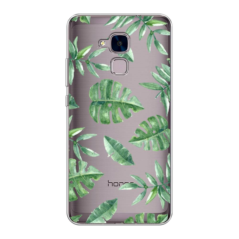 

Чехол Awog на Honor 5C "Нарисованные пальмовые листья", Разноцветный, 60450-4
