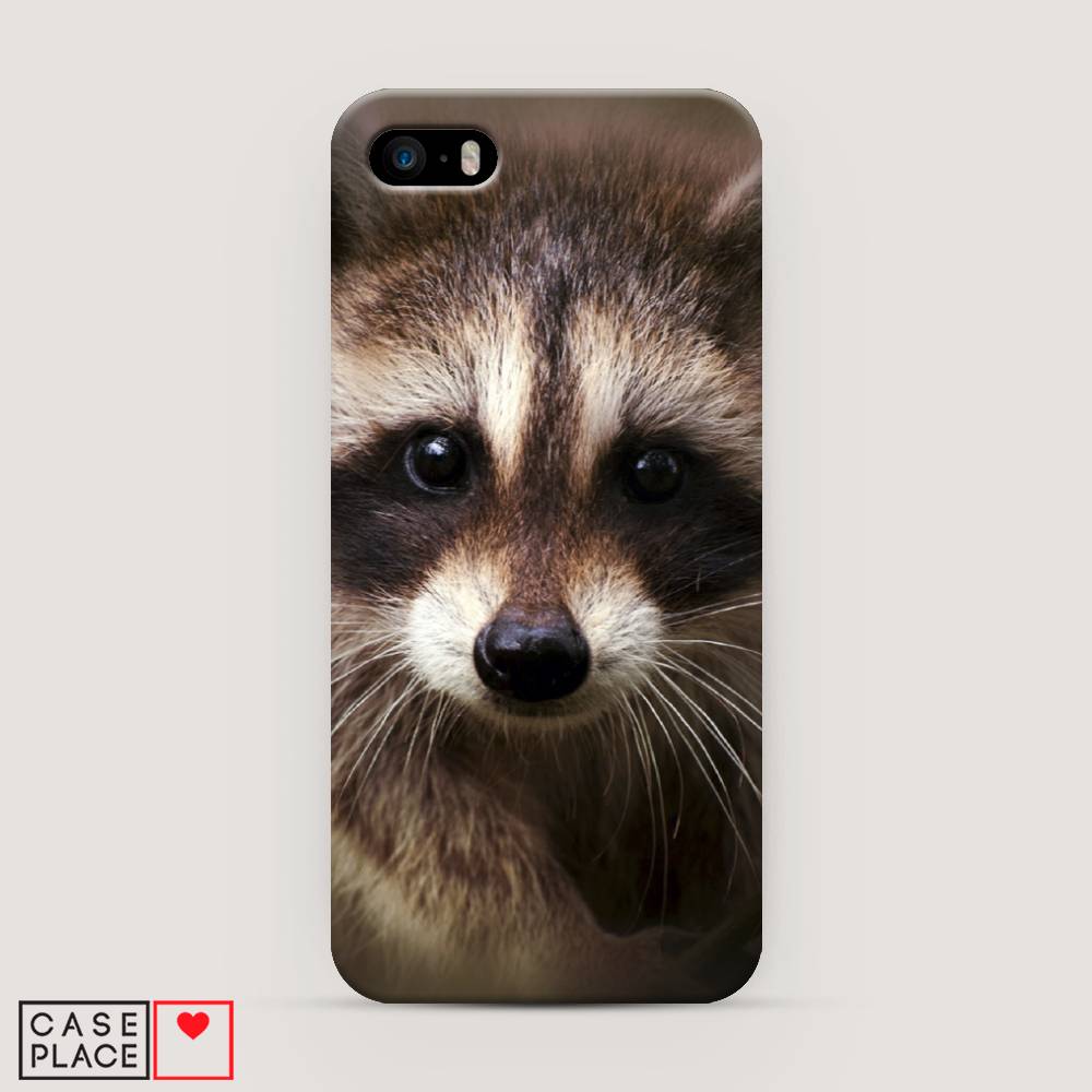 

Пластиковый чехол "Енот" на Apple iPhone 5, 10320-1