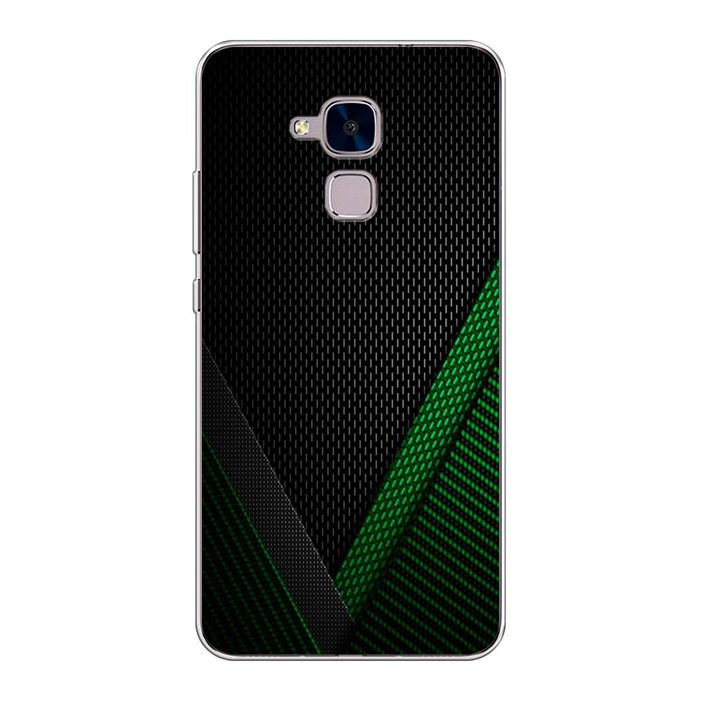 

Чехол Awog на Honor 5C "Зеленый карбон", Разноцветный, 60450-3