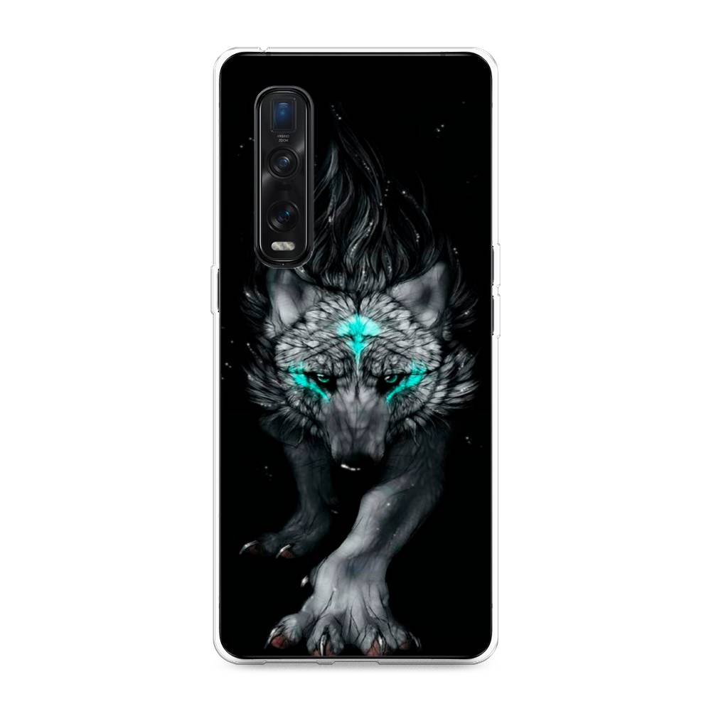 

Чехол Awog на Oppo Find X2 Pro "Волшебный волк", Разноцветный, 253350-2