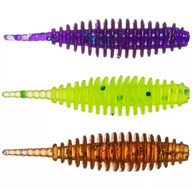 

Приманка Trigger Baits Tanta 1" mix3 2,5см. 15шт., Зеленый;фиолетовый;коричневый, Tanta 1