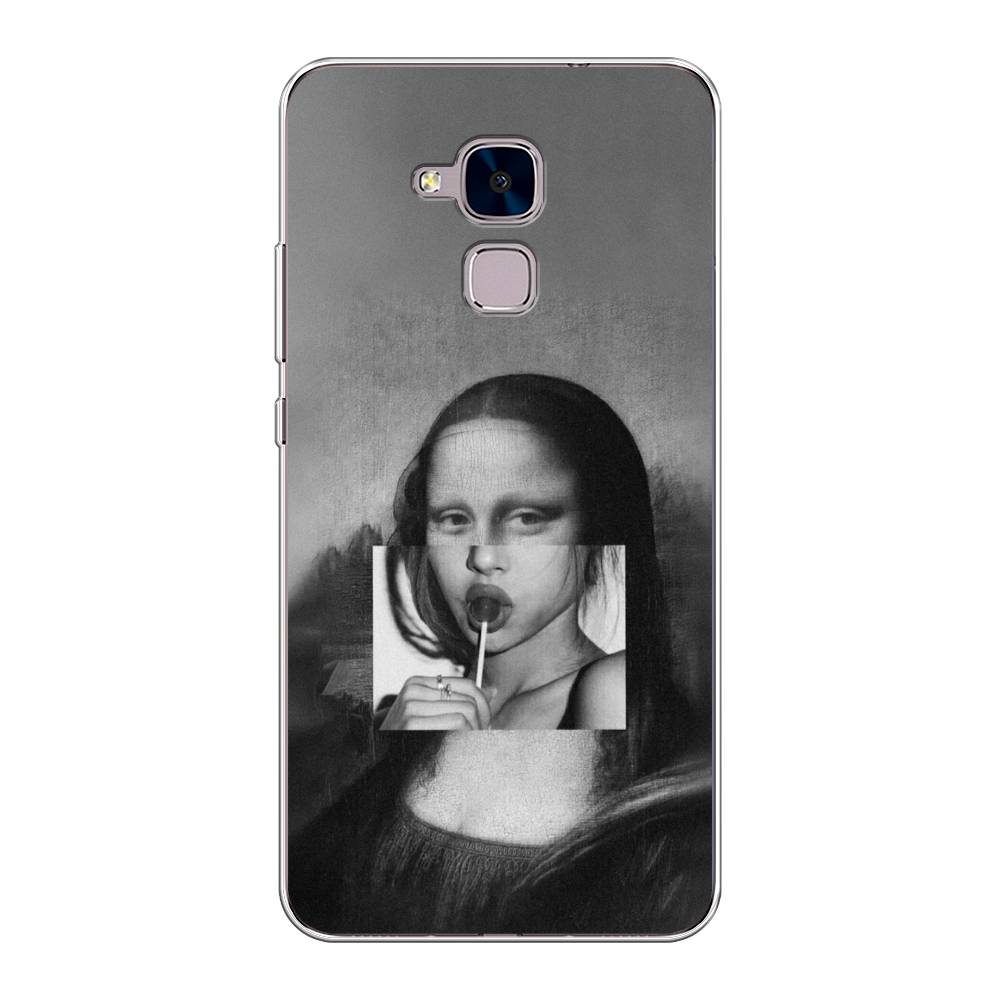 

Чехол Awog на Honor 5C "Mona Lisa sucking lollipop", Разноцветный, 60450-9