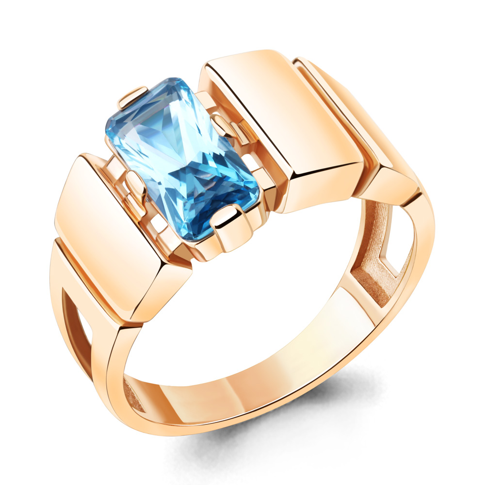 

Кольцо из серебра с топазом р. , Aquamarine 6957992_925_з, 6957992_925_з