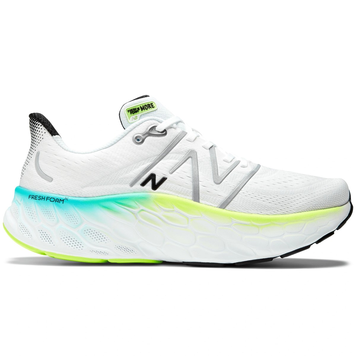 

Кроссовки мужские New Balance Fresh Foam X More v4 MMORWT4 белые 46.5 EU, Белый, MMORWT4