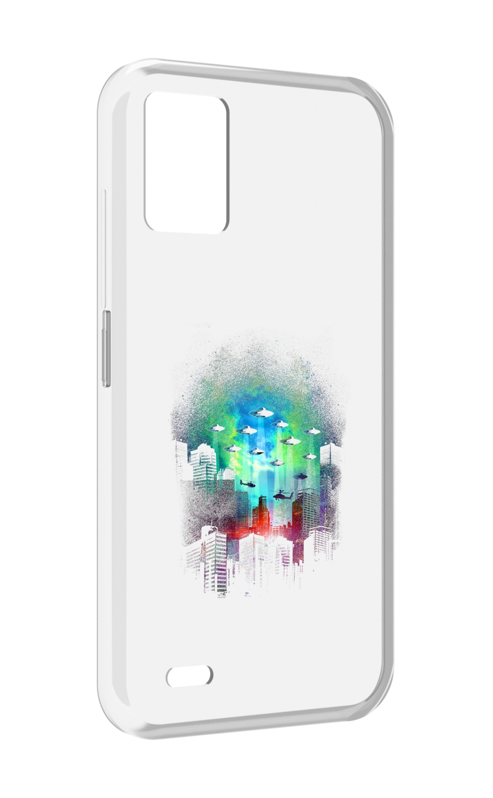 

Чехол MyPads город в свечении для UMIDIGI Bison 1, Прозрачный, Tocco