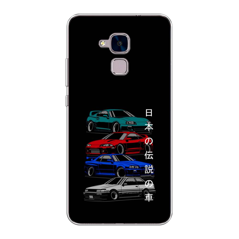 

Чехол Awog на Honor 5C "JDM Legend cars", Разноцветный, 60450-5