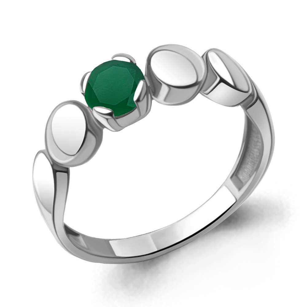 

Кольцо из серебра с агатом р. 17 Aquamarine 6957809_925_р, 6957809_925_р