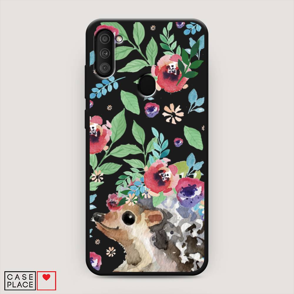 

Чехол Awog на Samsung Galaxy A11 / Самсунг A11 "Ежик в цветах акварель", Разноцветный, 2100152-1