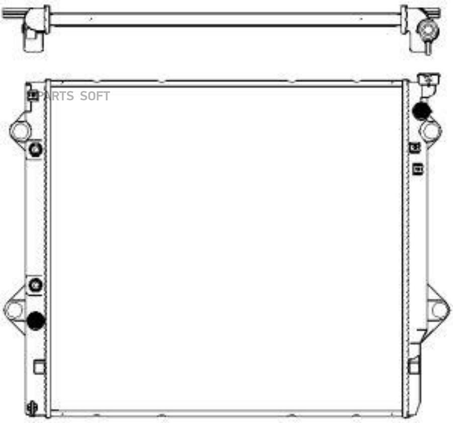 

Радиатор Toyota 4runner 02-09, Fj Cruiser 06-13, Land Cruiser Prado 120 02-09 34611048 Sak