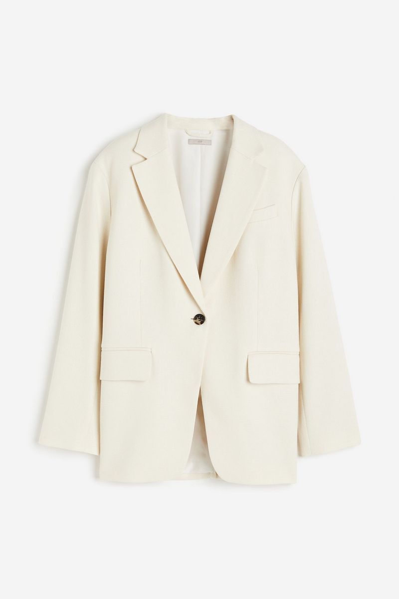 

Пиджак женский H&M 1207065 белый XS, 1207065