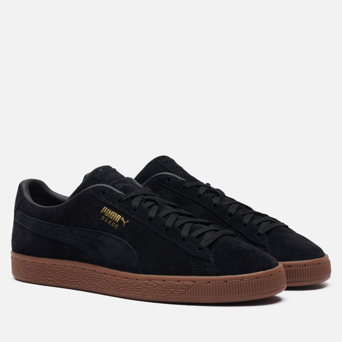 фото Кеды мужские puma suede gum черные 42.5 eu