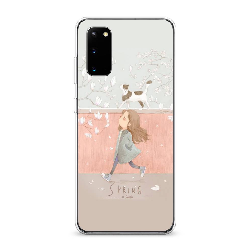 

Чехол Awog на Samsung Galaxy S20 "Девочка-весна", Разноцветный, 29250-7