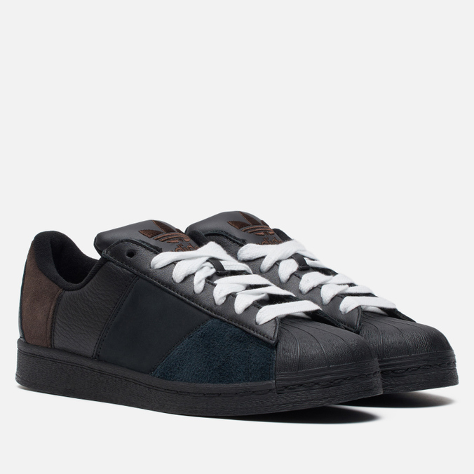 фото Кеды женские adidas superstar 82 panel черные 37.5 eu