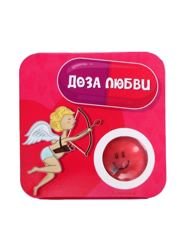 

Жевательная резинка Доза любви, клубника, 14г