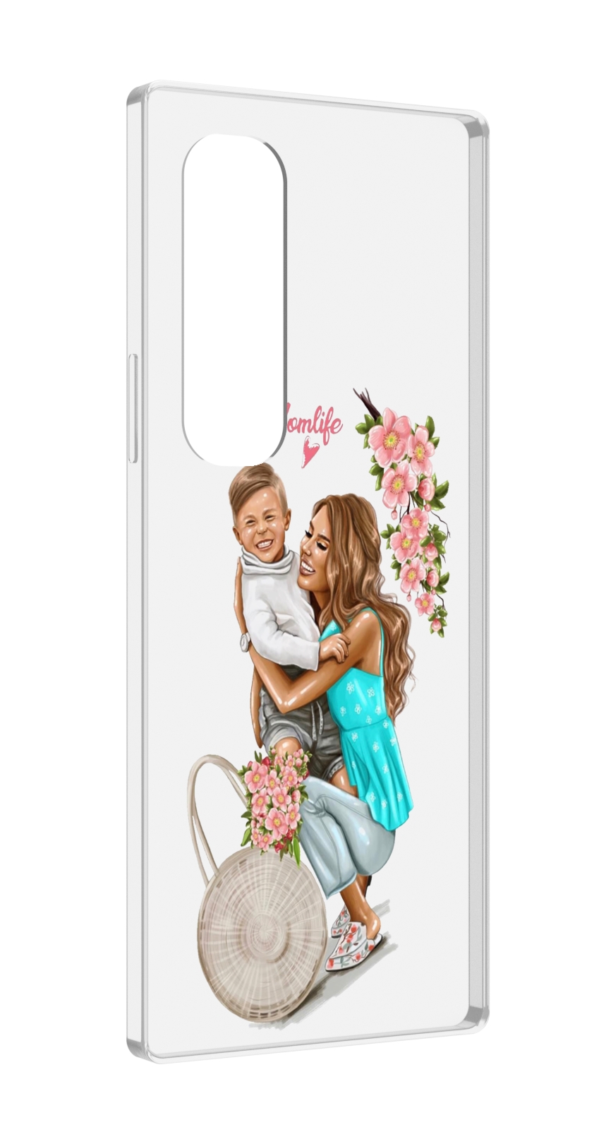 

Чехол MyPads Momlife для Samsung Galaxy Z Fold 4 (SM-F936), Прозрачный, Tocco