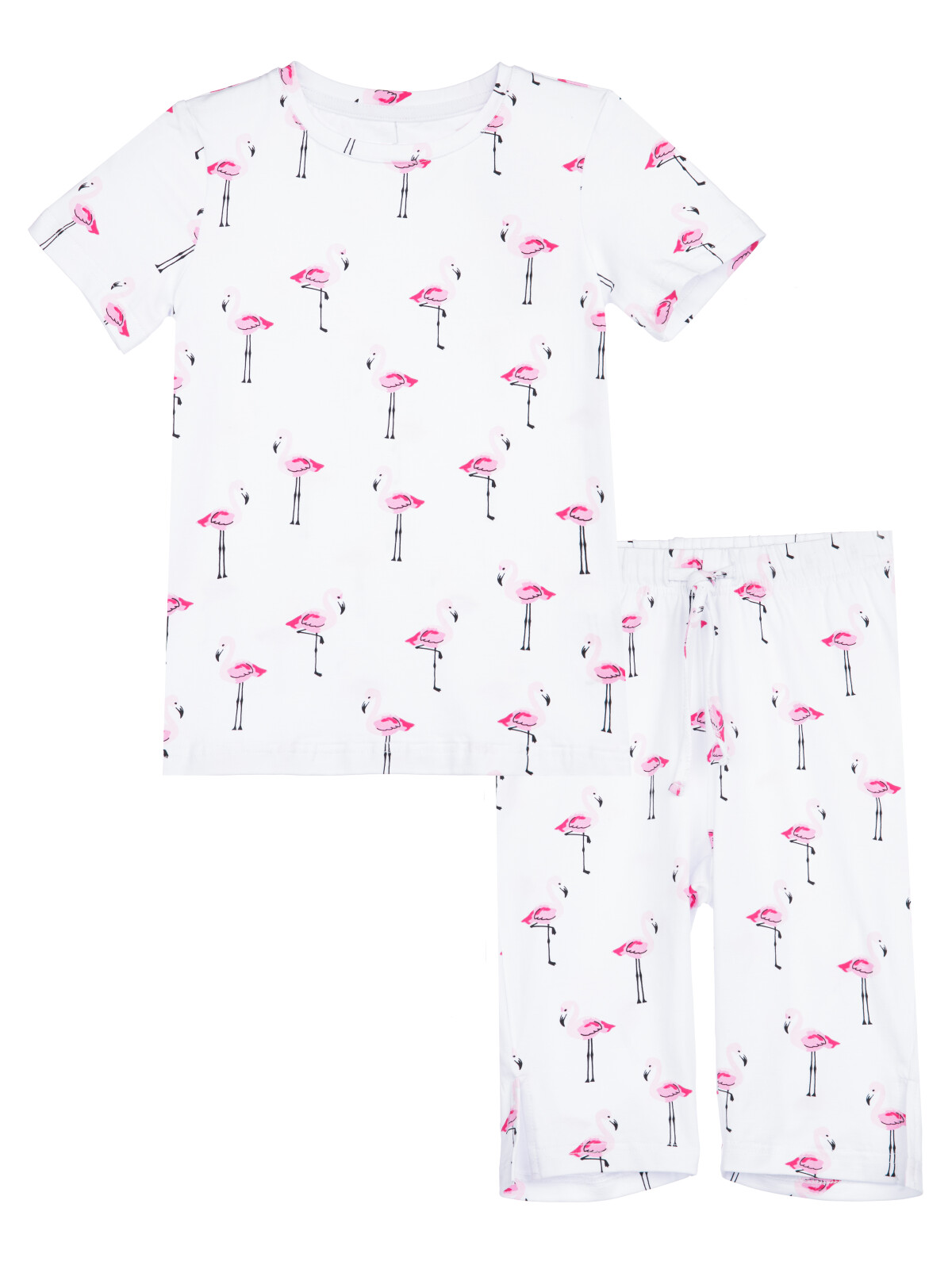 

Пижама трикотажная для девочек PlayToday, белый,светло-розовый, 122, Белый;розовый, 32322351