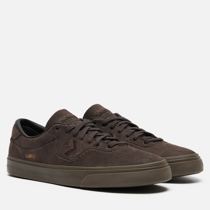 фото Кеды мужские converse louie lopez pro low коричневые 41 eu