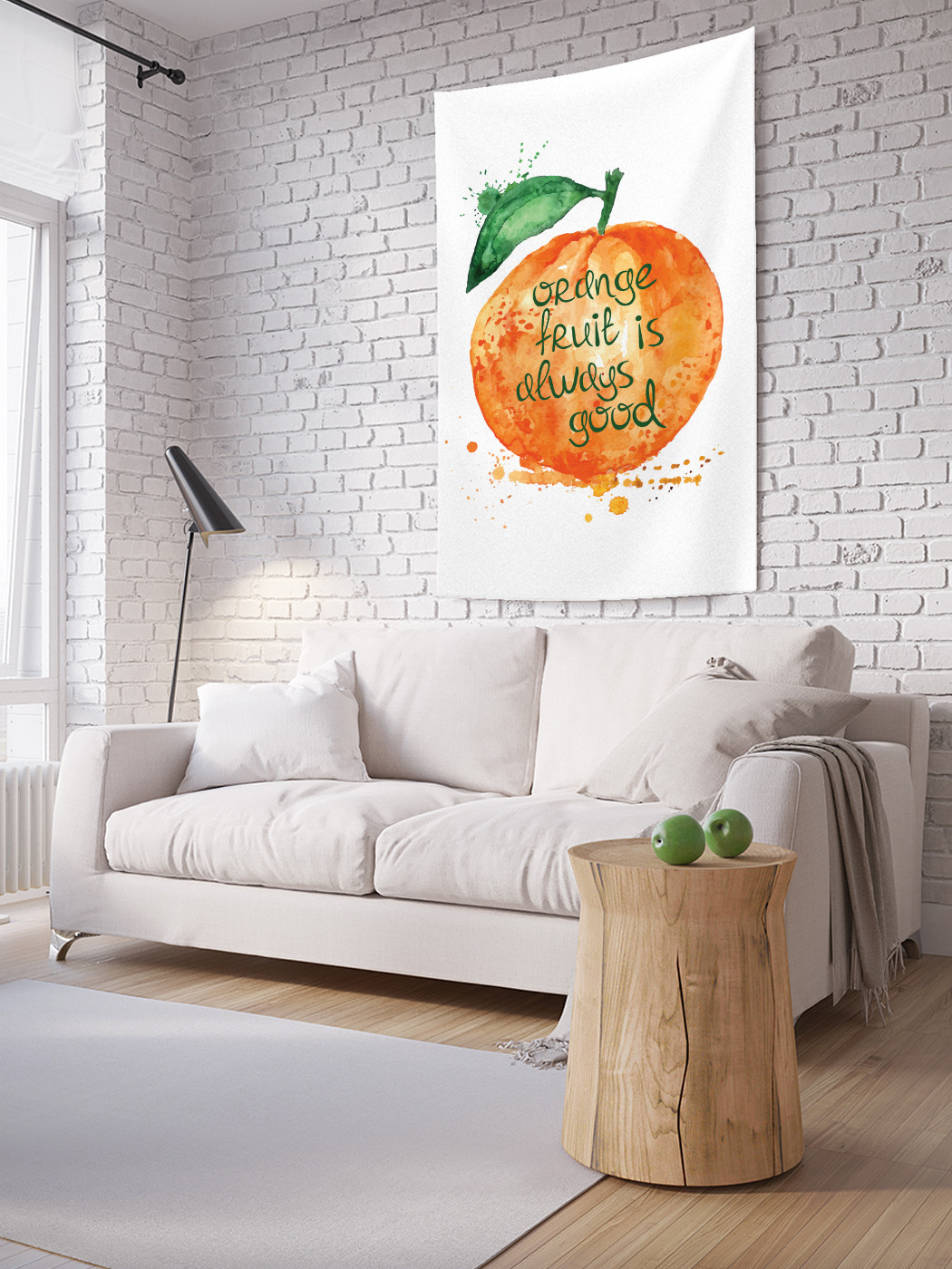 

Вертикальное фотопанно на стену JoyArty Апельсин это всегда хорошо 100x150 см, Апельсин это всегда хорошо