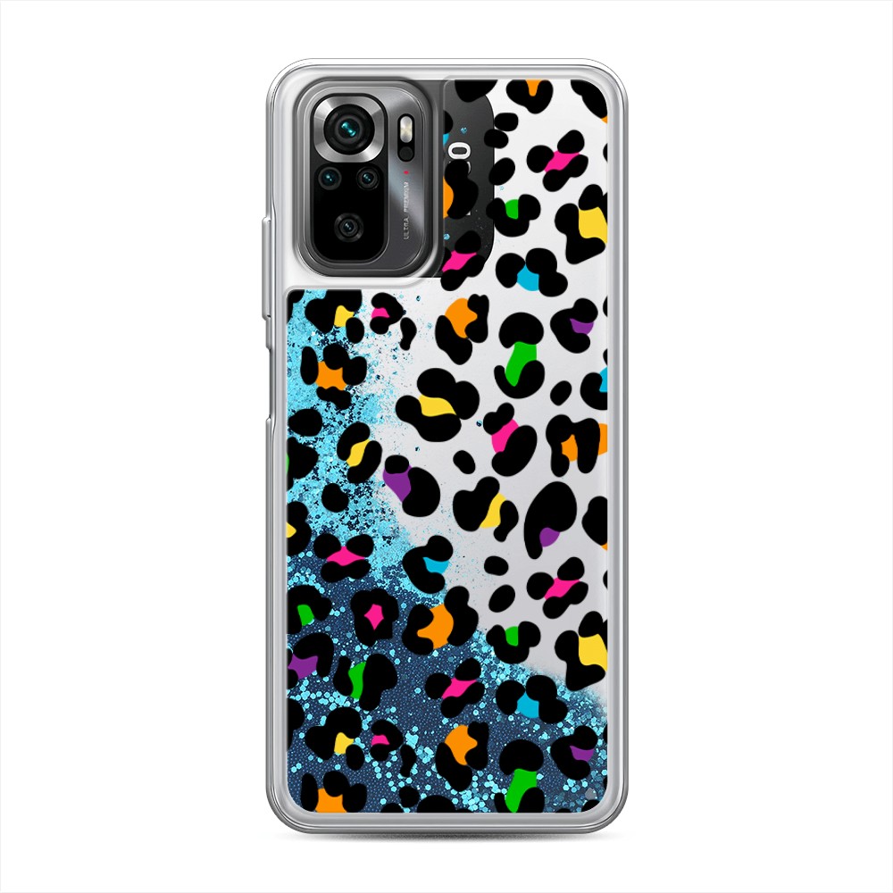 

Чехол Awog на Xiaomi Redmi Note 10/ Redmi Note 10S/ Poco M5s "Яркий леопард", Разноцветный, 316293-1