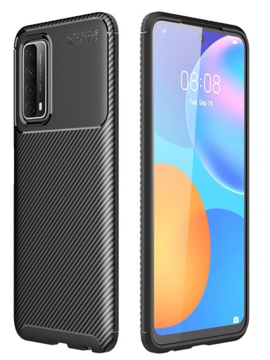 

Силиконовый чехол Beetle на Huawei P smart 2021 Черный