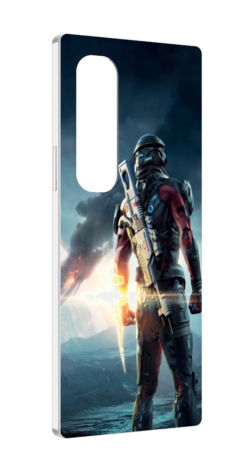 

Чехол MyPads Mass Effect Andromeda Ryder для Samsung Galaxy Z Fold 4 (SM-F936), Прозрачный, Tocco