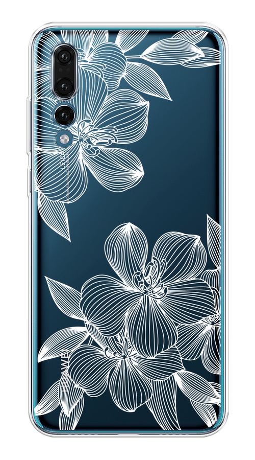 

Чехол на Huawei P20 Pro "Крокус", Белый;прозрачный, 65050-1
