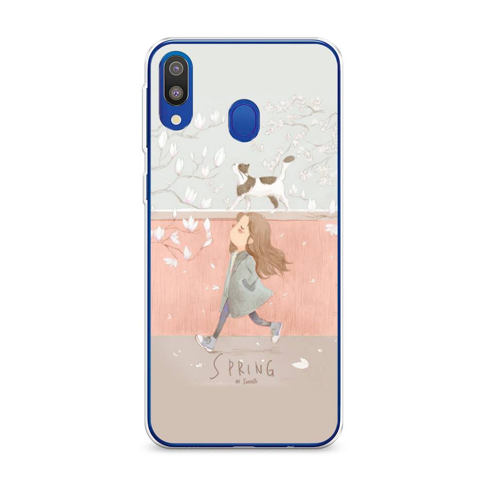 

Чехол Awog на Samsung Galaxy M20 "Девочка-весна", Разноцветный, 27450-7