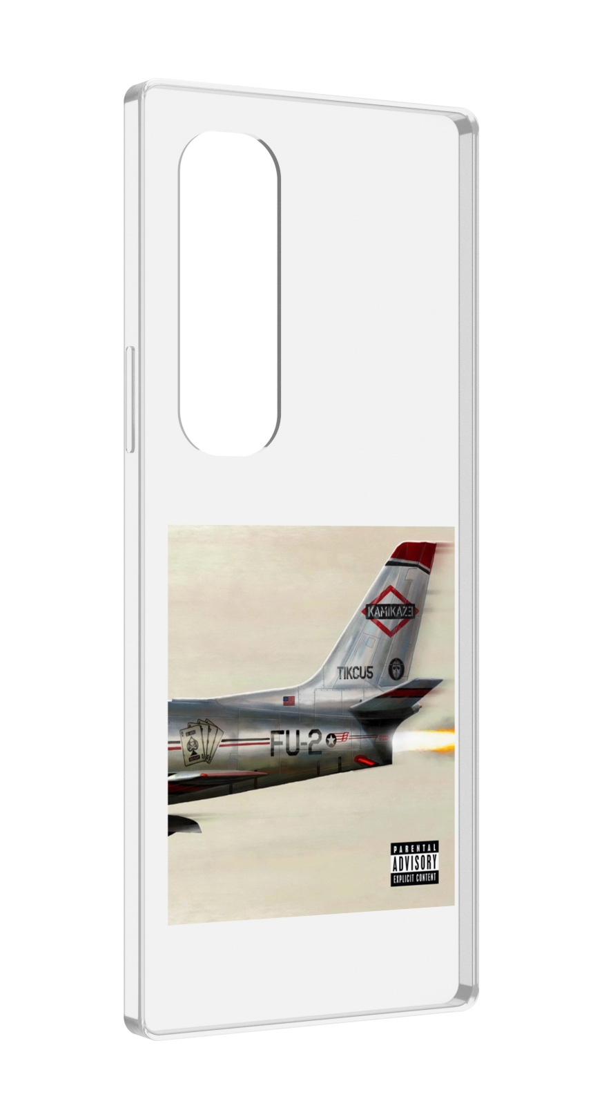 

Чехол MyPads KAMIKAZE Eminem для Samsung Galaxy Z Fold 4 (SM-F936), Прозрачный, Tocco