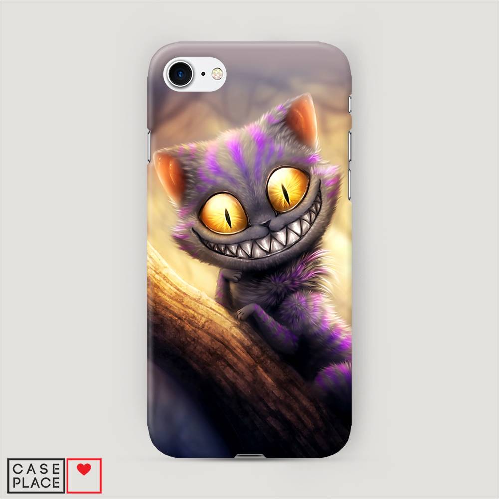 фото Пластиковый чехол "cheshire cat" на apple iphone 8 awog