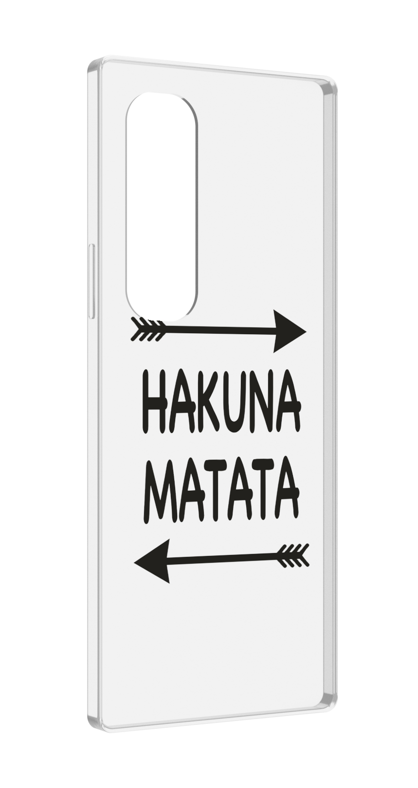 

Чехол MyPads Hakuna-Matata для Samsung Galaxy Z Fold 4 (SM-F936), Прозрачный, Tocco