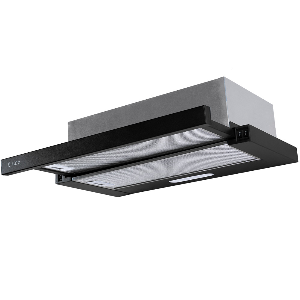 

Вытяжка встраиваемая LEX Honver 600 BLACK черный