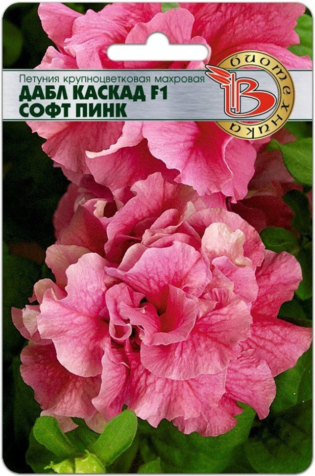 

Семена Биотехника 39037-Биотех Петуния Дабл Каскад F1 Софт пинк (махровая), 10 шт 0,01г