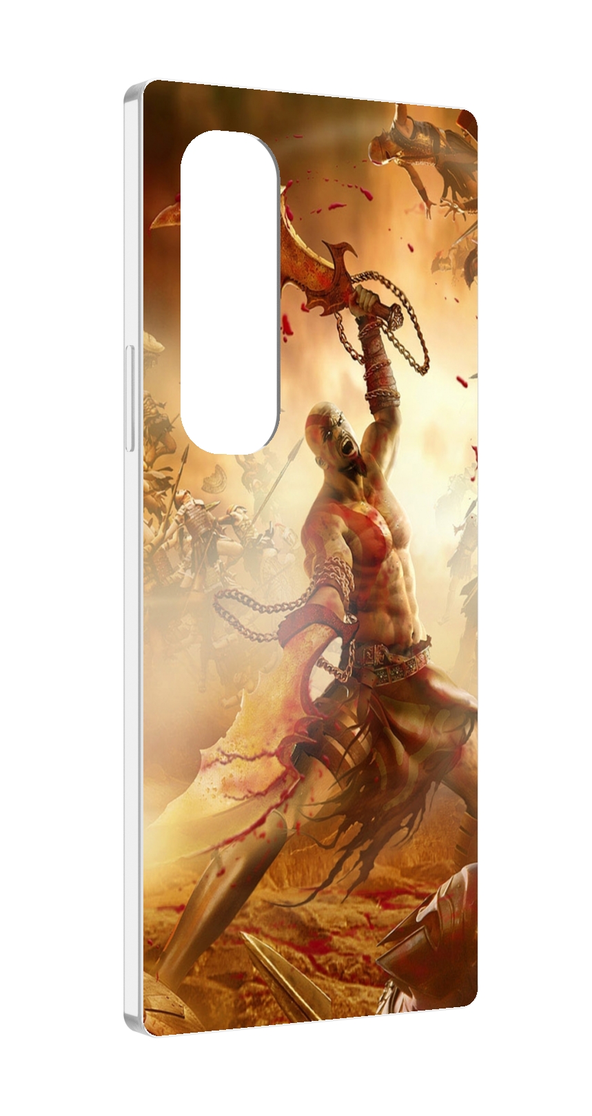 

Чехол MyPads God Of War III для Samsung Galaxy Z Fold 4 (SM-F936), Прозрачный, Tocco