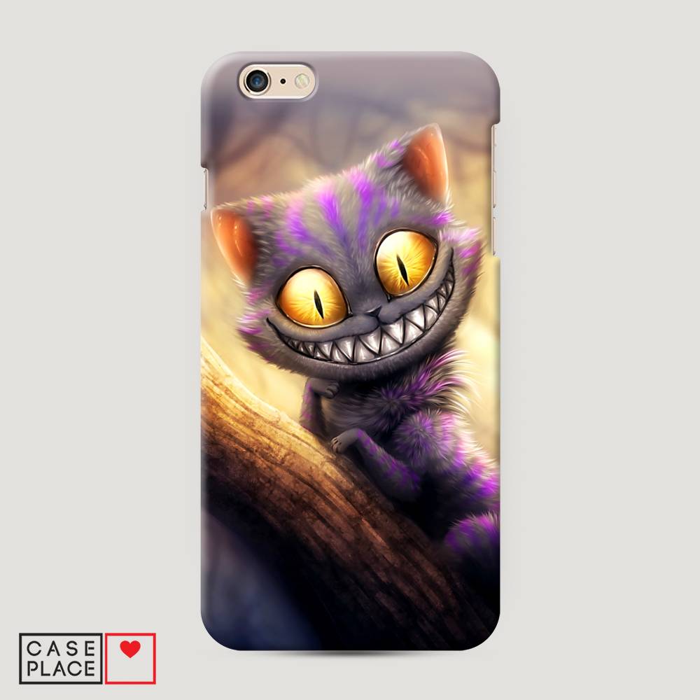 фото Пластиковый чехол "cheshire cat" на apple iphone 6 plus awog