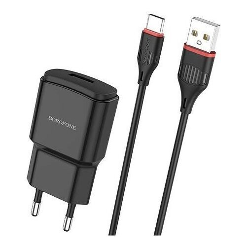 

СЗУ BA48A Type-C 2.1A Borofone (EU) черный (IS793326)