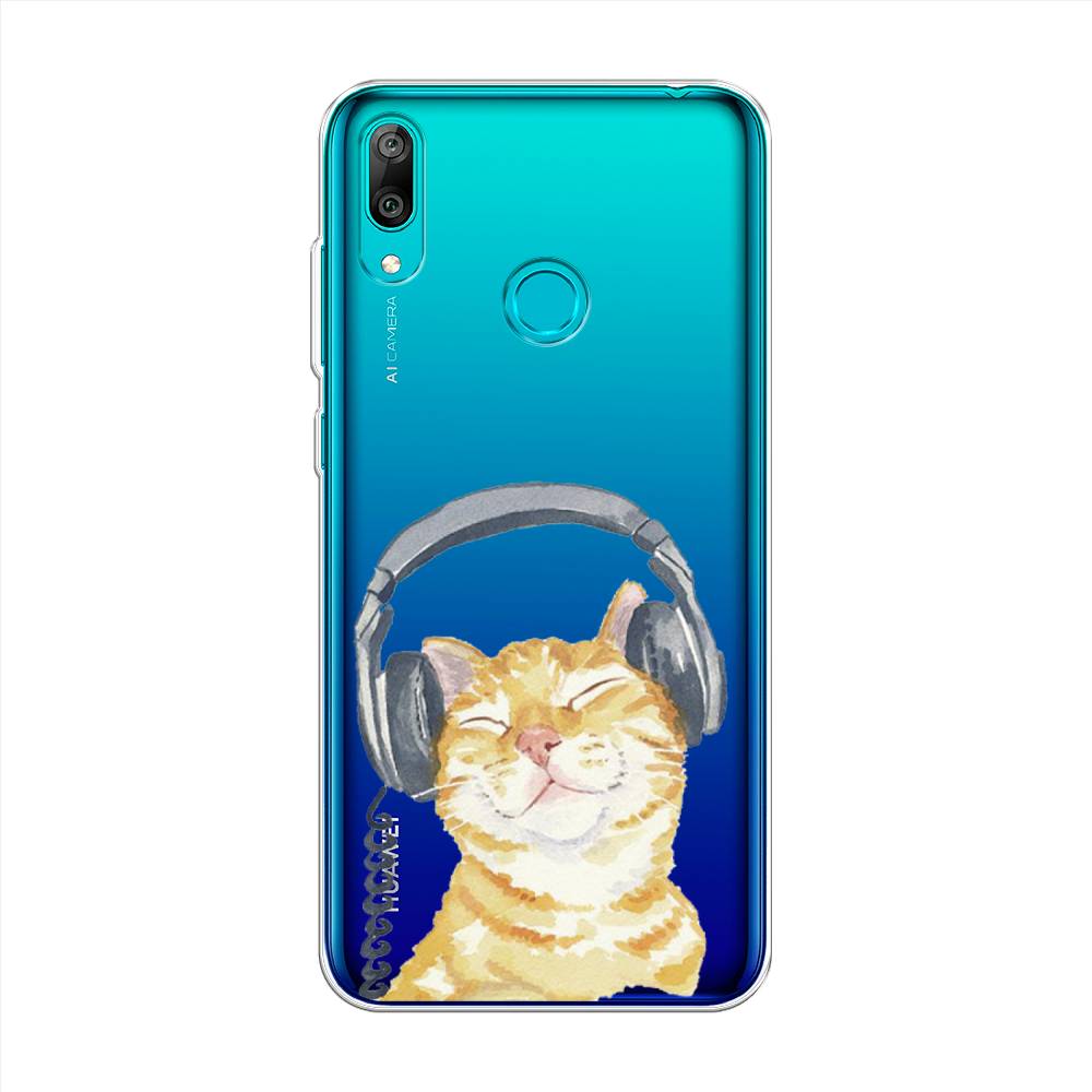 

Чехол Awog "Кот меломан" для Huawei Y7 2019