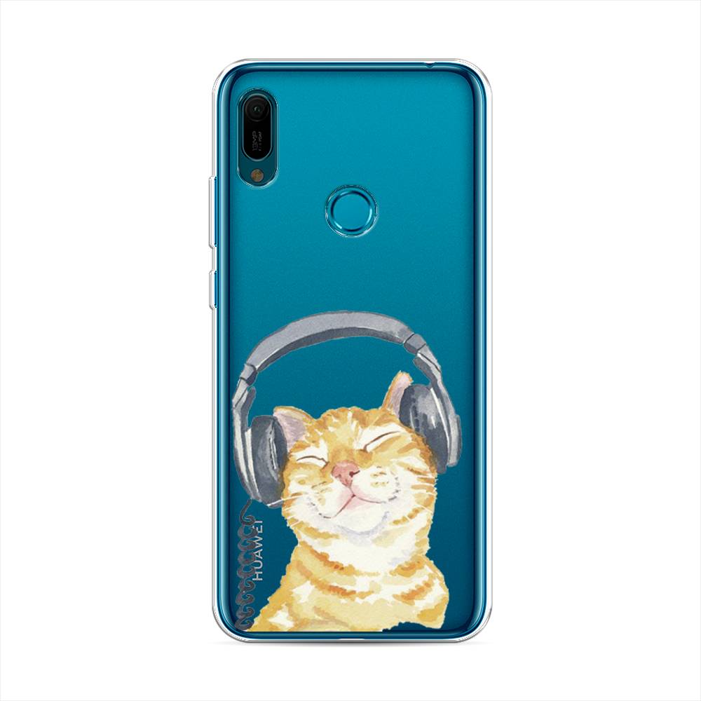 

Чехол Awog "Кот меломан" для Huawei Y6 2019