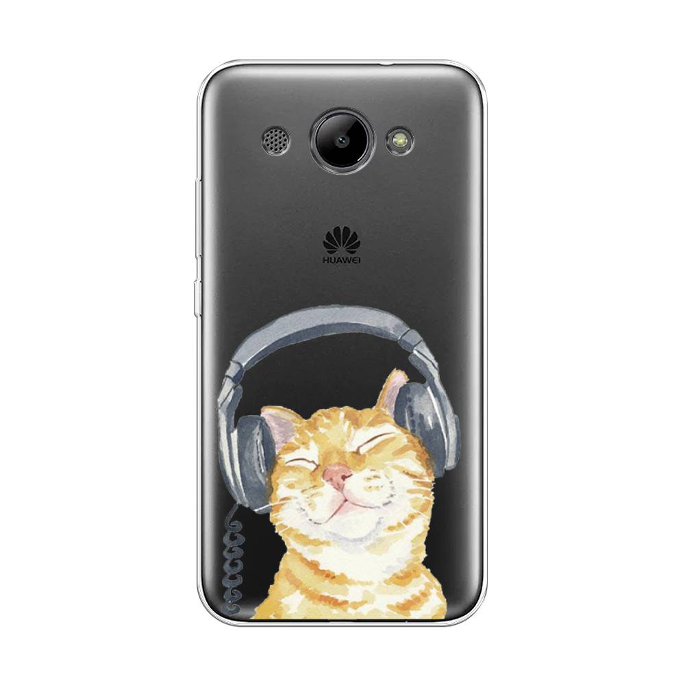 

Чехол Awog "Кот меломан" для Huawei Y3 2018