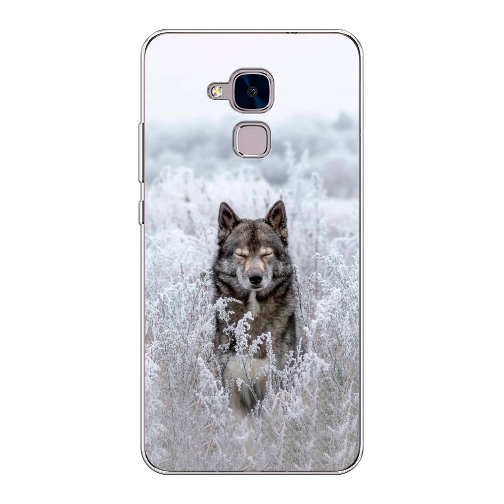 фото Чехол awog "волк в поле" для honor 5c