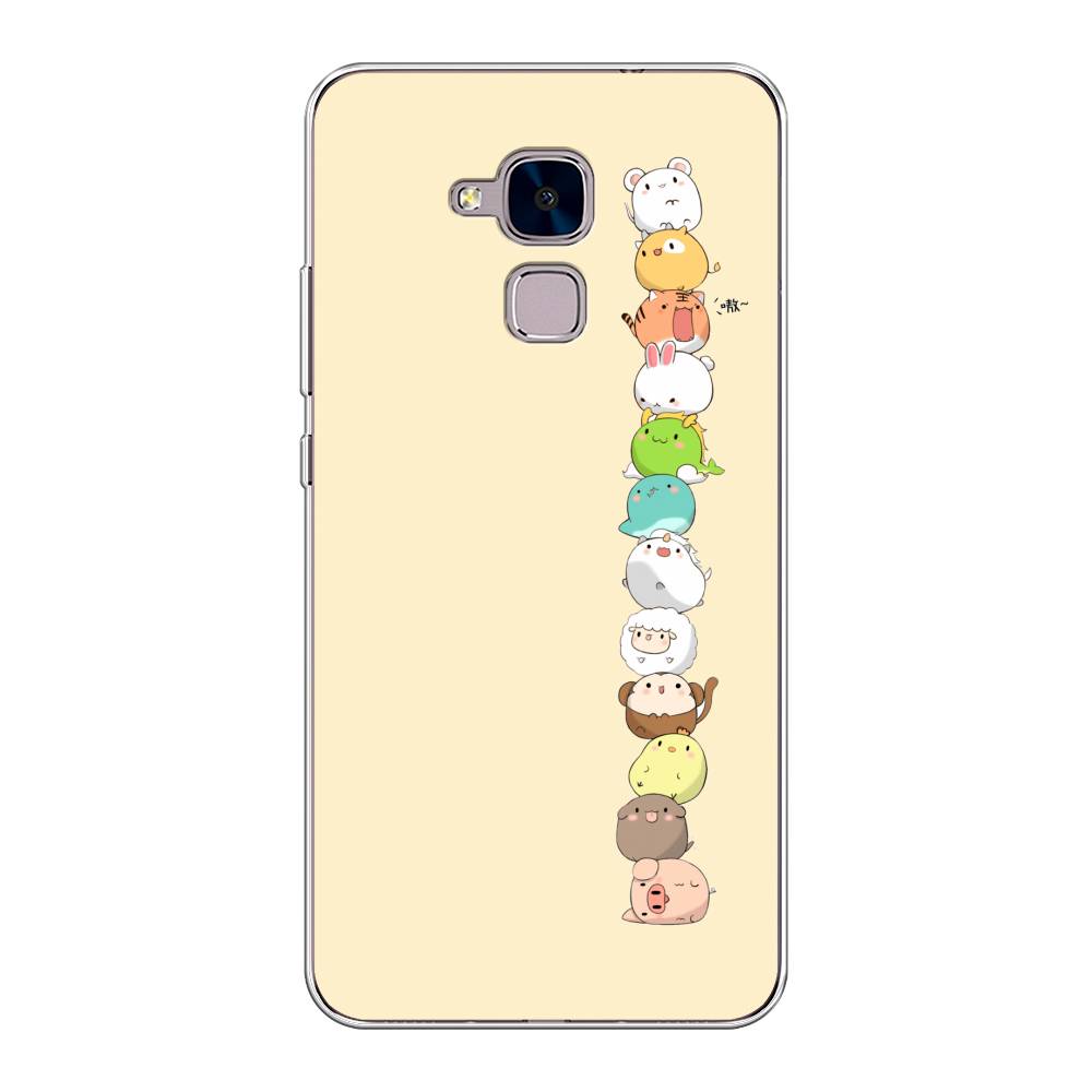 

Чехол Awog на Honor 5C "Питомцы Чиби", Разноцветный, 60450-2
