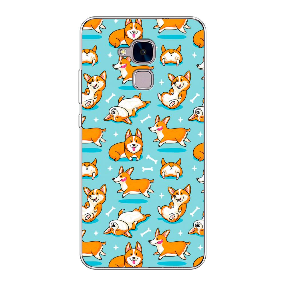 

Чехол Awog на Honor 5C "Веселые корги", Разноцветный, 60450-2