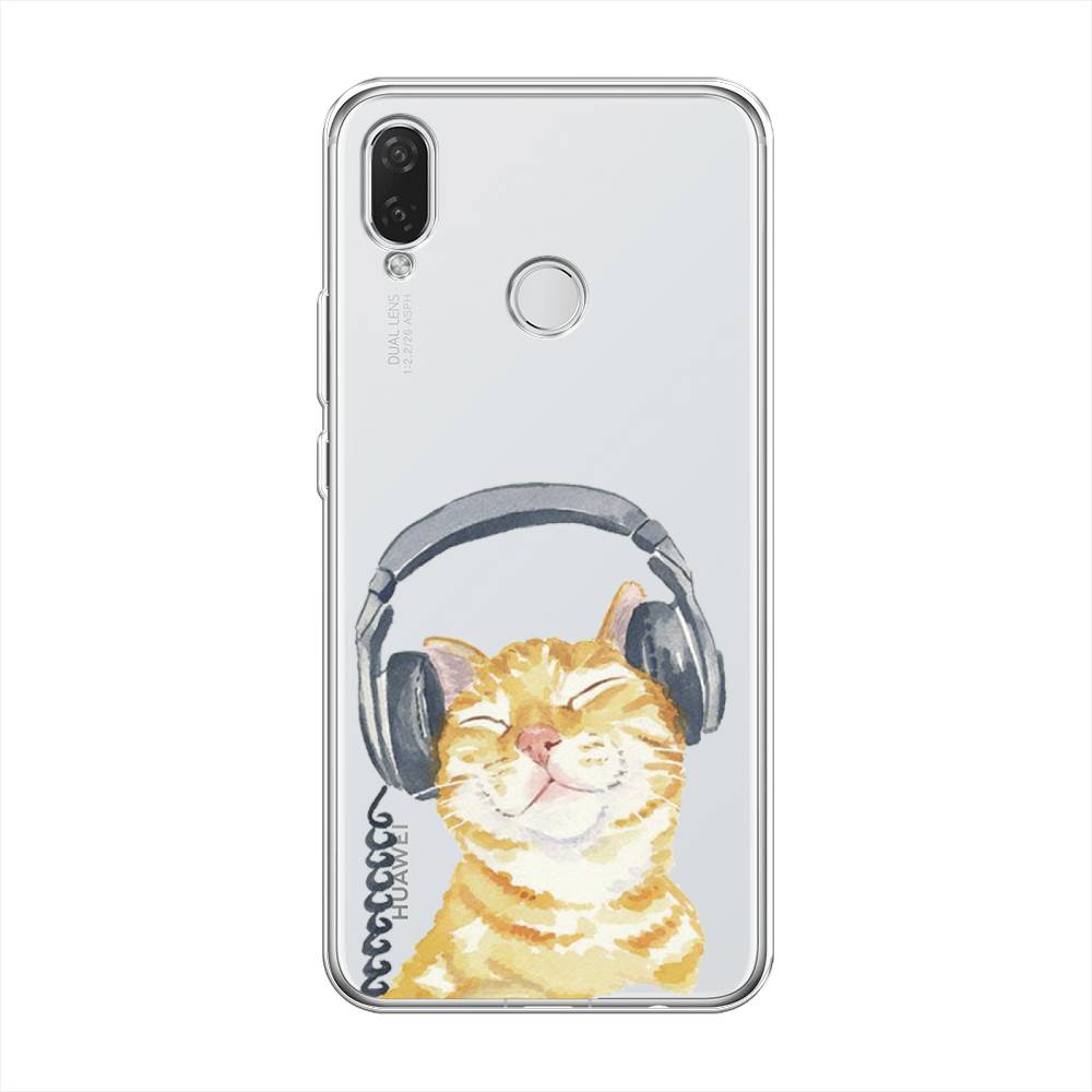 

Чехол Awog "Кот меломан" для Huawei P Smart Plus