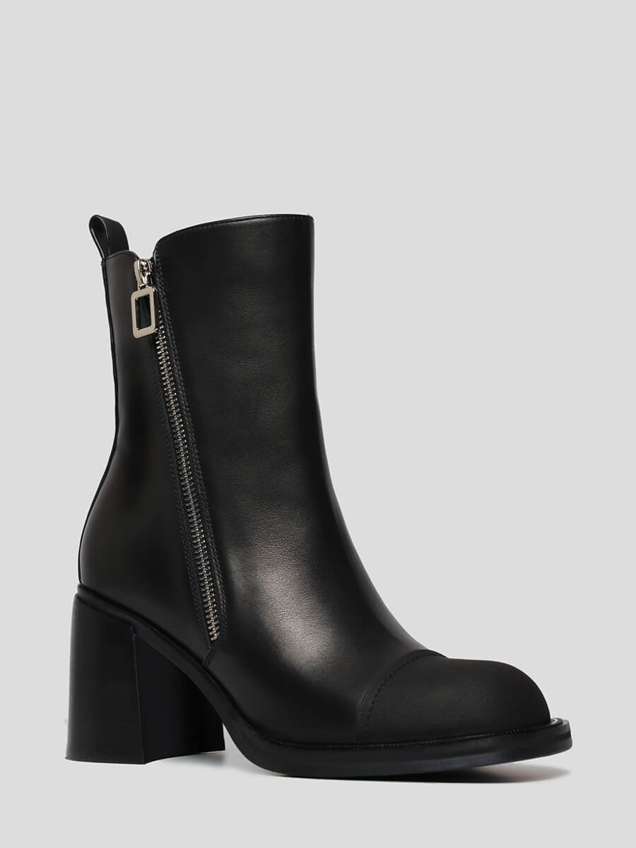 

Полусапоги женские Vitacci 1411152 черные 37 RU, Черный, 1411152