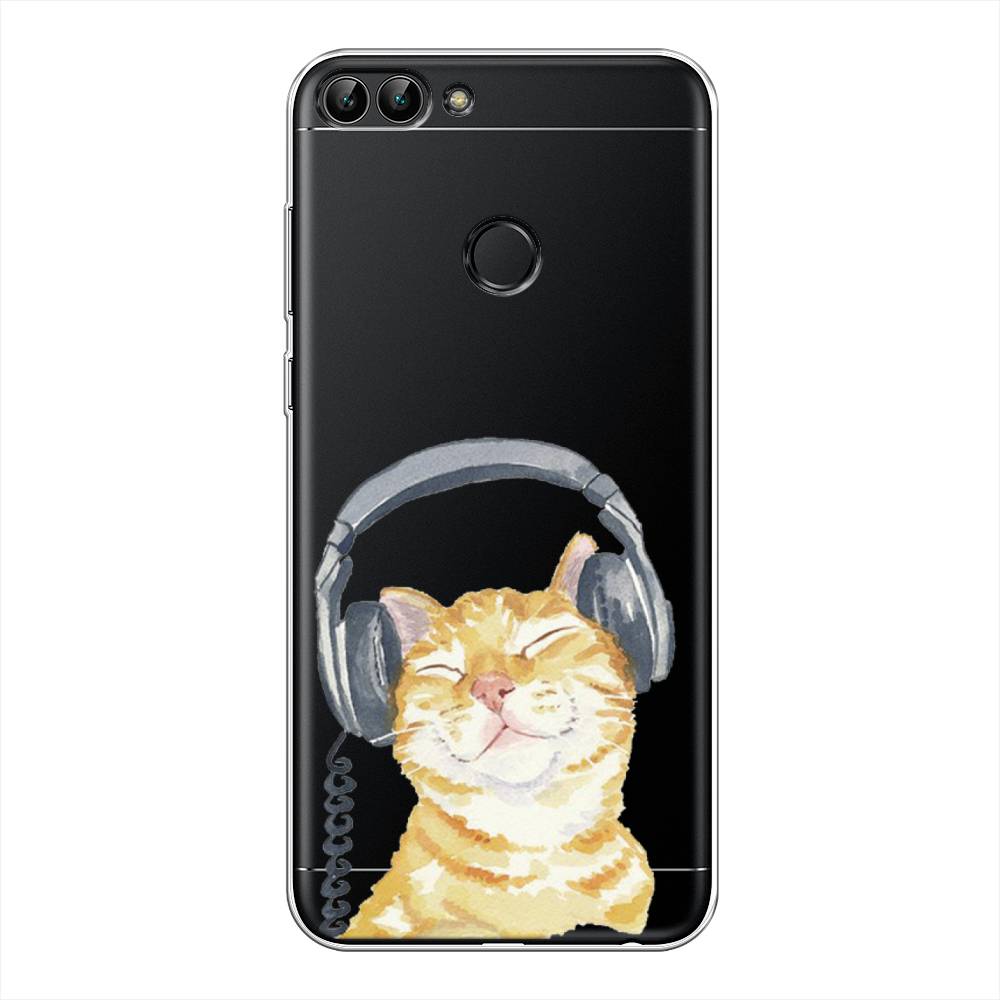 

Чехол Awog "Кот меломан" для Huawei P Smart