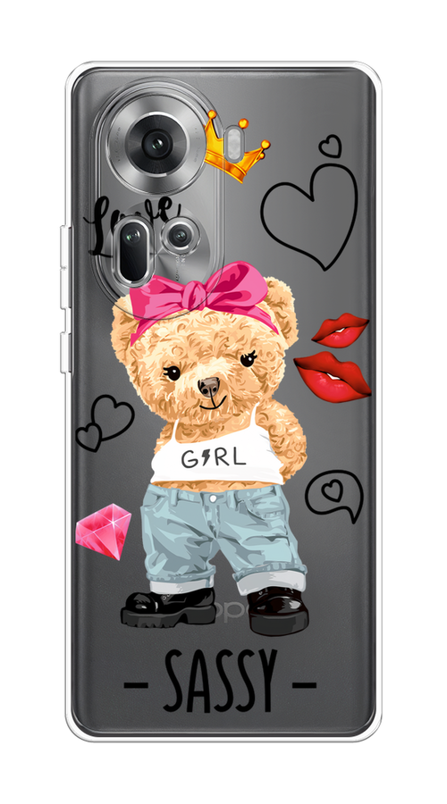 

Чехол на Oppo Reno 11 (Global) "Sugar Mommy", Голубой;белый;розовый, 2515850-1